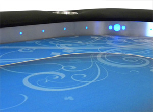 Custom Poker Table - Raised Rail Custom Poker Tournament Table