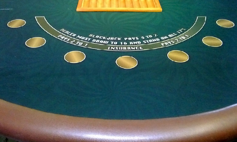 Used Blackjack Table, Used Casino Gaming Table 2.2