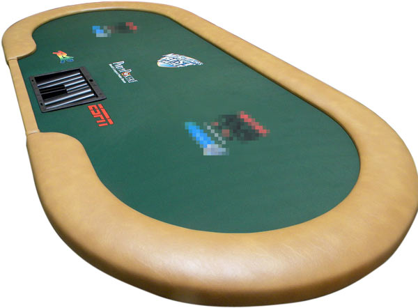 Used Poker Tables for Sale - World Series Style - Poker Table with Folding Legs