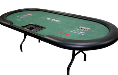 Used Poker Tables for Sale - World Series Style - Poker Table with Folding Legs